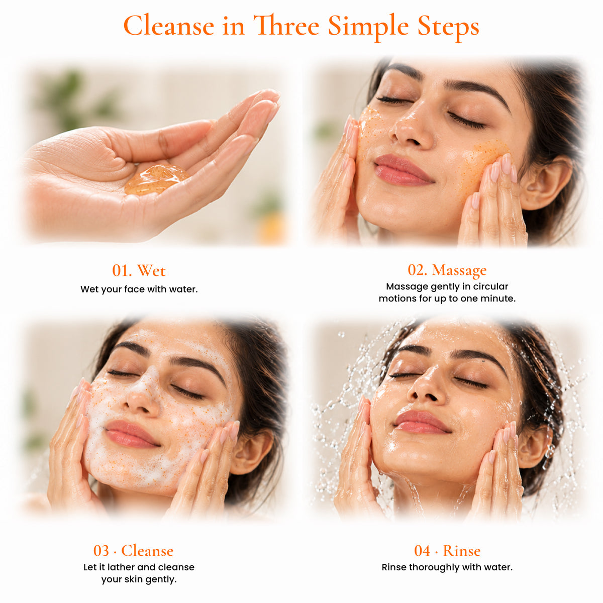 Orange Face Wash Gel