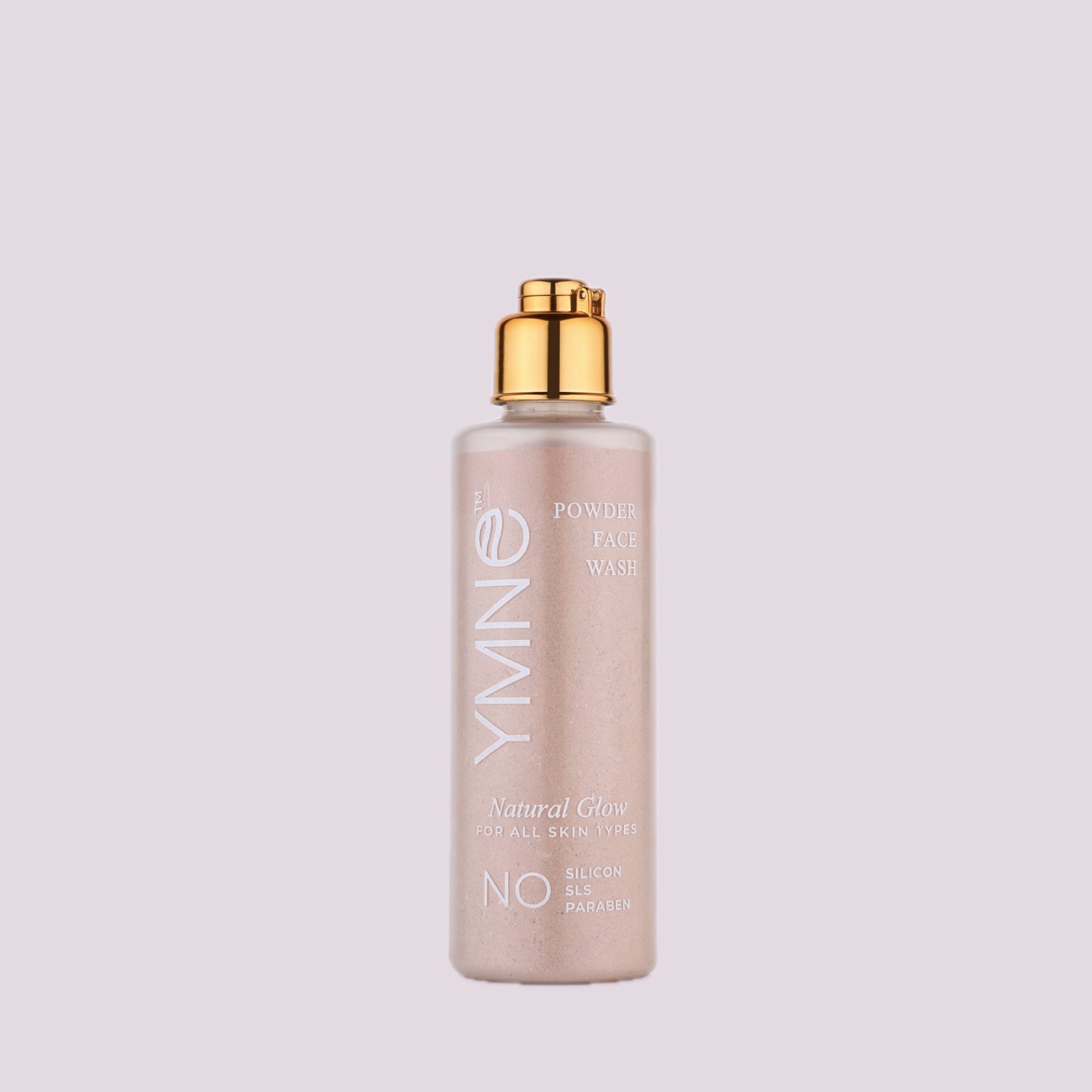 YMNE Powder Face Wash bottle